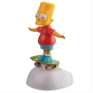 Solcelle figur Bart Simpson h:11cm